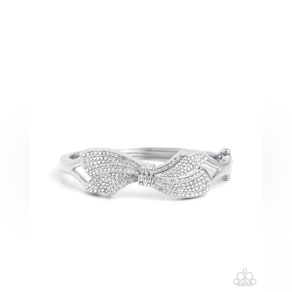 Blissful Bow - Silver Bracelet